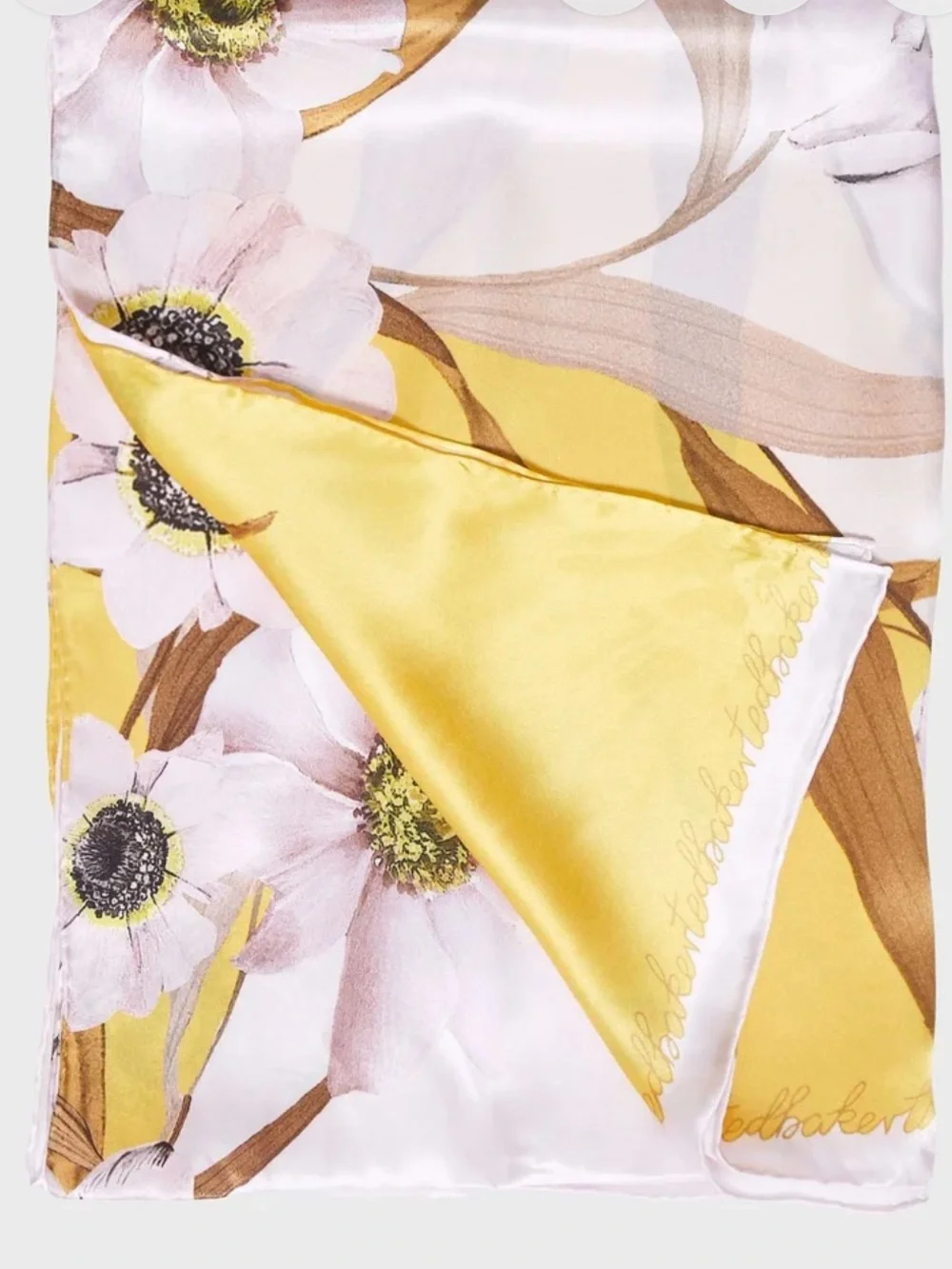 Ted Baker Silk Long Caitiee Cabana Scarf